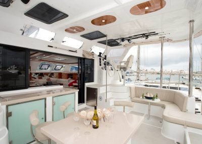 Royal Cape Catamarans, cockpit and leisure deck