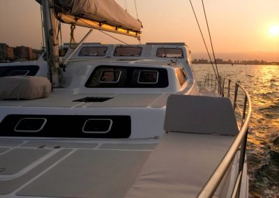 Royal Cape Catamarans, New Majestic 530 at sunrise, Durban