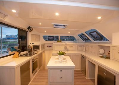 Royal Cape Catamarans, New Luxurious Majestic 570, galley