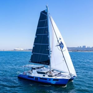 Majestic 530 sailboat on the water